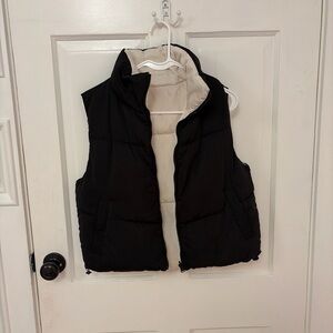 Dry Goods Black and Cream Vest